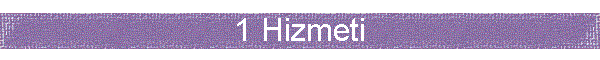 1 Hizmeti